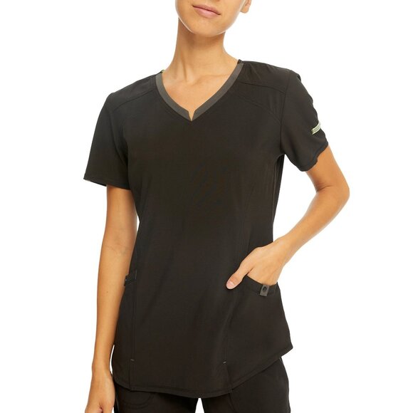 Scrubstar Womens Size 3XL Active Stretch Top V-Neck Two Pocket Scrub - Picture 1 of 9